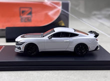 Load image into Gallery viewer, DCM 1:64 White Mustang Dark Horse Coupe Sports Model Diecast Metal Car New Collection