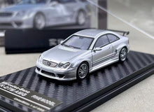 Load image into Gallery viewer, Fine 1:64 Silver CLK DTM Widebody Sports Model Diecast Metal Car New Collection
