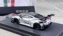Load image into Gallery viewer, Star 1:64 Plating Silver 458 GT LBWK Racing Sports Model Diecast Metal Car New Collecction