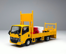 Load image into Gallery viewer, DBGT 1:64 Yellow lsuzu ELF Road Construction Truck Model Diecast Metal Car New Collection