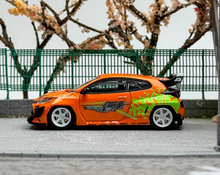 Load image into Gallery viewer, Fuji 1:64 Orange GR Yaris Pandem Hatchback Sport Model Diecast Metal Car New Collection
