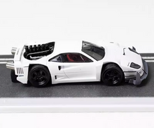 Load image into Gallery viewer, DCM 1:64 White F40 Custom Racing Sports Model Diecast Metal Car New Collection