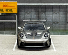 Load image into Gallery viewer, LMLF 1:64 Gray Carbon 911 992 GT3 RS Racing Sport Model Diecast Metal Car New Collection