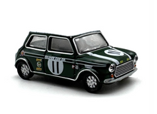 Load image into Gallery viewer, 1:76 Green 1968 Mini Cooper S #11 Classic Model Diecast Metal Car New