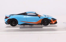 Load image into Gallery viewer, CM 1:64 Blue Orange 765LT Super Racing Sports Model Toy Diecast Metal Car Box