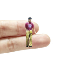 Load image into Gallery viewer, 1:64 Painted Figure Mini Model Miniature Resin Diorama Man Headband Yellow Pants