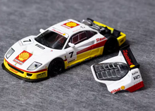Load image into Gallery viewer, SH 1:64 White F40 LM #7 Racing Sports Model Diecast Metal Car New Collection