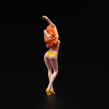 Load image into Gallery viewer, 1:24 Painted Figure Model Miniature Resin Diorama Sand Yellow Bikini Sexy Lady