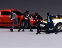 Load image into Gallery viewer, 1:64 Painted Figure Model Miniature Resin Diorama Sand Ferocious Bandit Man Toy