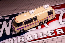 Load image into Gallery viewer, MK 1:64 Yellow HEC GMC Motor Home Road Trip RV Van Model Diecast Resin Car New Collection