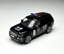 Load image into Gallery viewer, Masdi 1:64 Black Police Range Rover SUV Sports Model Diecast Metal Car New Collection