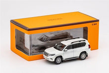 Load image into Gallery viewer, GCD 1:64 White Land Cruiser LC150 Prado Off Road SUV Model Diecast Metal Car