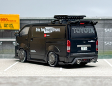 Load image into Gallery viewer, Tarmac 1:64 Black Hiace Widebody Mini Van Sports Model Diecast Metal Car New Collection