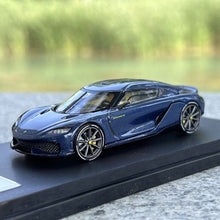 Load image into Gallery viewer, TPC 1:64 Blue Gemera Super Racing Sports Model Diecast Metal Car