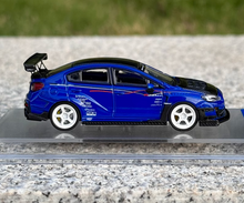 Load image into Gallery viewer, CM 1:64 Blue Carbon JDM STI WRX Varis Sports Model Toy Diecast Metal Car BN