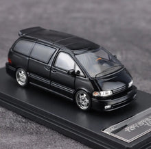 Load image into Gallery viewer, Mortal 1:64 Black Previa Mini Van MPV Sports Model Diecast Metal Car New Collection