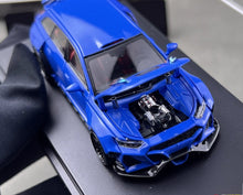 Load image into Gallery viewer, DCM 1:64 Blue RS6 2NCS Wagon Widebody Kit Sports Model Diecast Metal Car New Collection