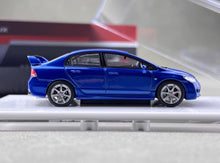 Load image into Gallery viewer, MH 1:64 Blue JDM Civic Type R FD2 Racing Sports Model Diecast Metal Car BN