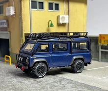 Load image into Gallery viewer, Master 1:64 Blue Defender SUV Van Camper Sport Model Diecast Metal Car
