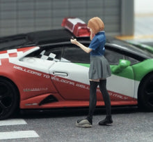 Load image into Gallery viewer, 1:64 Painted Figure Mini Model Miniature Resin Diorama Sand Uniform Girl Lady New