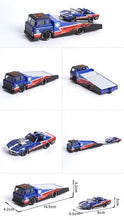 Load image into Gallery viewer, Maisto 1:64 Ramp Trailer Truck 1969 CORVETTE COUPE Model Toy Metal Car