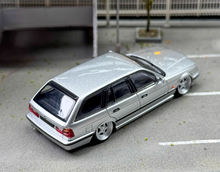 Load image into Gallery viewer, Mortal 1:64 Silver E34 Touring Wagon VIP Sports Model Diecast Metal Car New Collection