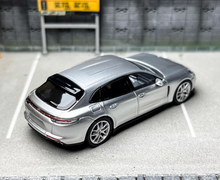 Load image into Gallery viewer, 1:64 Furuya Silver Panamera Turbo Turismo Sports Model Diecast Metal Car BN