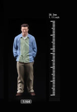 Load image into Gallery viewer, 1:64 Painted Figure Model Miniature Resin Diorama Sand Caual Man Standing Toy New