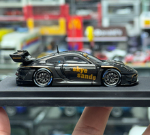 Load image into Gallery viewer, HKM 1:64 Black Carbon 911 GT3 R 992 Rennsport SKYE Model Diecast Metal Car
