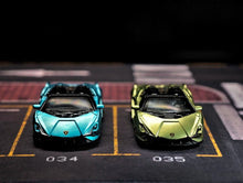 Load image into Gallery viewer, TSC 1:64 Blue Green Sian Super Racing Sports Model Diecast Metal Car New Collection