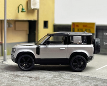 Load image into Gallery viewer, TW 1:64 Silver Defender 90 SUV Off Road Sports Model Diecast Metal Car