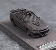 Load image into Gallery viewer, SW 1:64 Skyline GTR R34 Mad Max Figure Sports Model Diecast Metal Car New Collection
