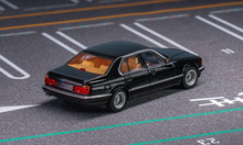 Load image into Gallery viewer, DCM 1:64 Black E32 7 Series Luxury Sedan Model Diecast Metal Car New