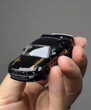 Load image into Gallery viewer, MM 1:64 Black Mk5 S197 Mustang Widebody Sport Model Diecast Metal Car New Collection