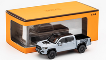 Load image into Gallery viewer, GCD 1:64 Gray 2020 Tacoma MK3 TRD Pro Pickup Truck Model Metal Diecast Car New