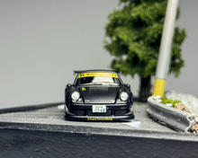 Load image into Gallery viewer, AR 1:64 Black RWB 930 Classic Sports Open Model Diecast Metal Car New Collection