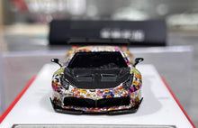 Load image into Gallery viewer, 1:64 Sunflower 458 GT LB Racing Sports Model Diecast Resin Car BN