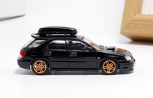 Load image into Gallery viewer, 1:64 Furuya Black Impreza WRX STI VIII 8 Wagon Model Diecast Metal Car New Collection