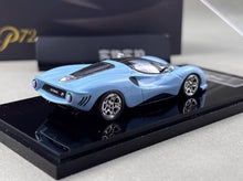 Load image into Gallery viewer, Mirage 1:64 Blue P72 Racing Sports Model Diecast Metal Car New Collection