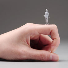 Load image into Gallery viewer, 1:64 Painted Unpainted Figure Model Miniature Resin Diorama Sand Police Woman New