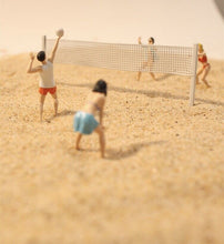 Load image into Gallery viewer, 1:64 Painted Figure Model Miniature Resin Diorama Sand Beach Volleyball Sports