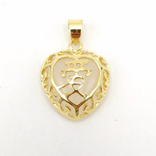 Load image into Gallery viewer, Nature Jade Love Pendant Necklace Gift Jewelry charm Blessing Adore Jewelry l