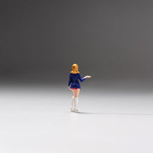 Load image into Gallery viewer, 1:64 Painted Unpainted Figure Model Miniature Resin Diorama Sand Hands Up Girl New
