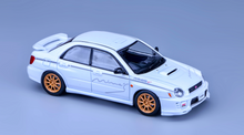 Load image into Gallery viewer, 1:64 Furuya White Impreza WRX STI VII 7 Sedan Mines Model Diecast Metal Car