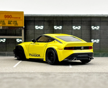 Load image into Gallery viewer, MINIGT 1:64 Yellow Nissan Z Pandem Ikazuchi Sports Model Diecast Metal Car New Collection