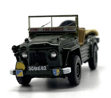 Load image into Gallery viewer, 1:76 RASC Fire Army SUV Off Road Convertible Classic Model Diecast Metal Car