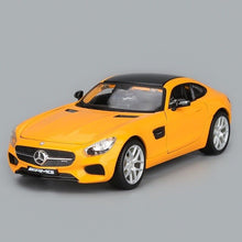 Load image into Gallery viewer, Maisto 1:24 Yellow AMG GT Racing Sports Model Toy Diecast Metal Car BN