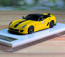 Load image into Gallery viewer, Car's Lounge 1:64 Yellow 599xx GTO FROGRAMME Sport Model Diecast Resin Car New