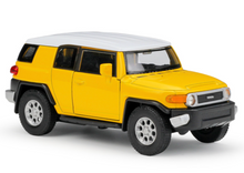 Load image into Gallery viewer, WELLY 1:36 Yellow Land Cruiser FJ SUV Sports Model Diecast Toy Metal Car BN