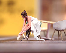 Load image into Gallery viewer, 1:64 Painted Figure Model Miniature Resin Diorama Toy Sand Ballet Girl Lady